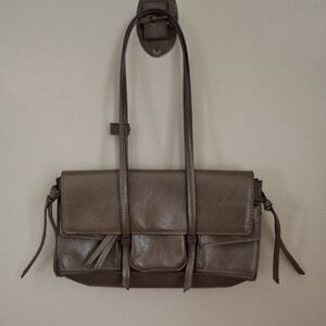 Zara Stylish Brown Faux Leather Bag_1